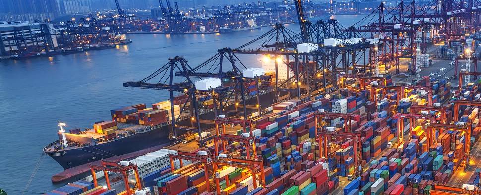 (El Puerto de Virginia estableció un nuevo récord anual para el volumen de carga de contenedores que maneja más de 2.85 millones de TEU, en el año calendario 2018). Crédito Puerto de Virginia
