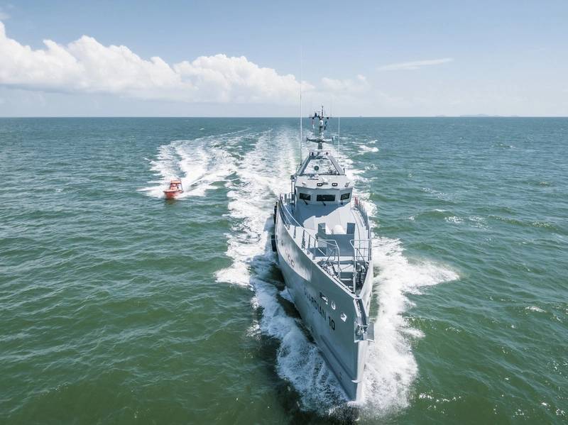 Damenは最近、ナイジェリアのHomeland Integrated Offshore Services（Homeland IOS Ltd）が運営するFCS 3307ハイスペックパトロール船を納入しました。写真：ダーメン