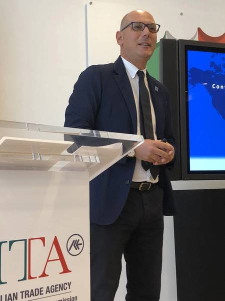 Daniele Testi, Director de Marketing y Comunicaciones Corporativas, Contship Italia. (Foto: Greg Trauthwein)