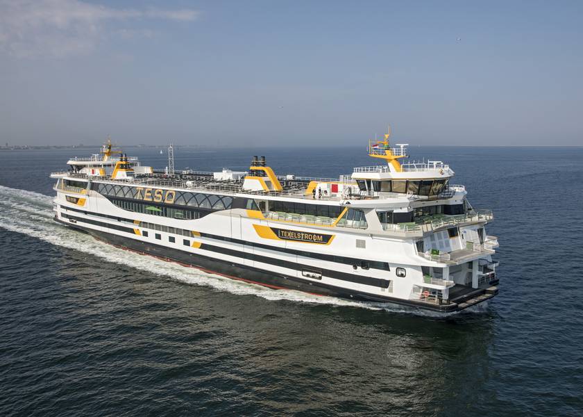 Ferry Texelstroom de TESO. Imagen cortesía de C-Job