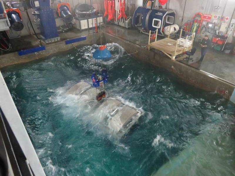 La cabina se da vuelta al agua. (Foto: Tom Mulligan)