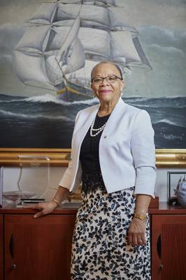 Dra. Cleopatra Doumbia-Henry, Presidenta de la World Maritime University (Malmö, Suecia). Foto cortesía de WMU