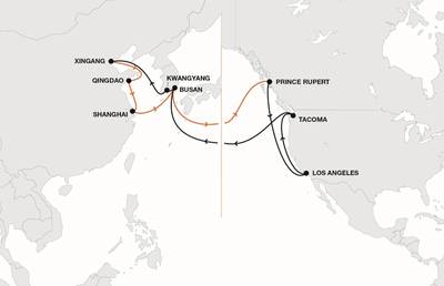 Mapa: Hapag-Lloyd