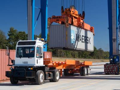 Operaciones de contenedores intermodales en los puertos SC (CRÉDITO: Puertos SC)