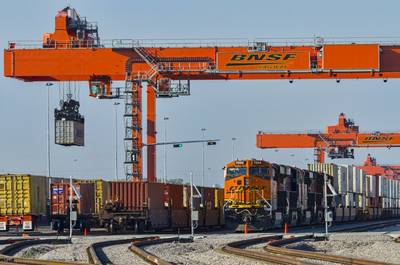 The BNSF Logistics Park Kansas City، in Edgerton، Kansas.