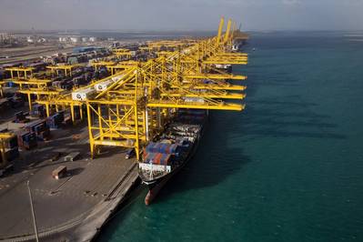 Η DP World έχει σήμερα πέντε τερματικά στο Ντουμπάι, τρία στο ναυαρχίδα του Jebel Ali Port. Φωτογραφία Credit: DP World