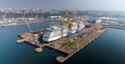 Νορβηγική παραβίαση στο Damen Shiprepair Brest (Φωτογραφία: Damen)