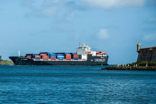 El Coquí, uno de los primeros ConRos del mundo alimentados por GNL (Foto: Crowley)