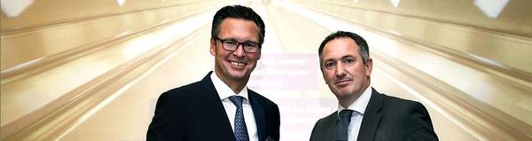 O presidente do SIGC, Knut Ørbeck-Nilssen (à esquerda) e Robert Ashdown, secretário-geral do SIGC. Foto: DNV GL