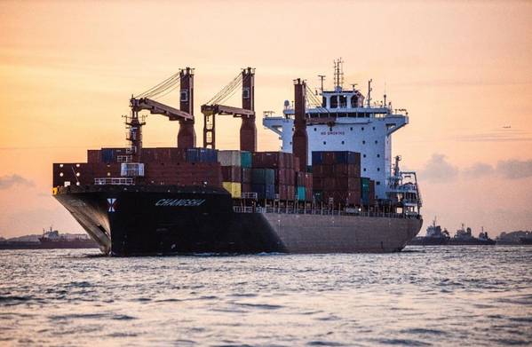 A primeira nova construção de 2.400 TEU da Swire Shipping, MV Changsha. (Foto: Swire Shipping)