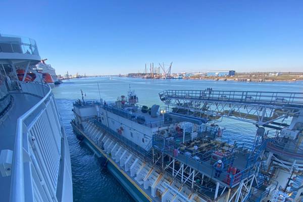 Seaside Lng Performs Us Gulf Coast S First Ship To Ship Lng Bunkering