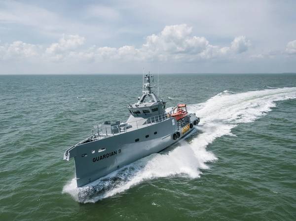 Damen entregó recientemente un par de patrulleros de alta especificación FCS 3307 para ser operados por Homeland Integrated Offshore Services (Homeland IOS Ltd) en Nigeria. Foto: Damen