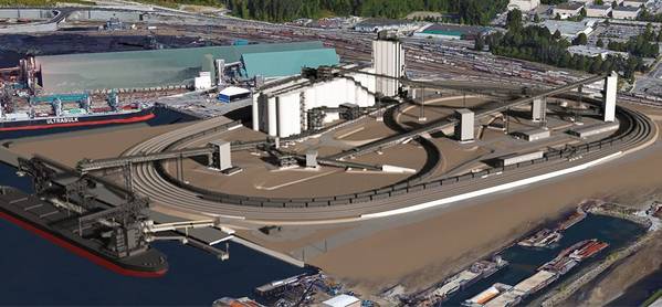 G3 Terminal Vancouver станет первым новым зерновым терминалом, построенным в порту Ванкувер с 1960-х годов (Image: G3)