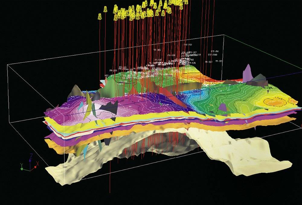 Geophysics surface clearance test strip