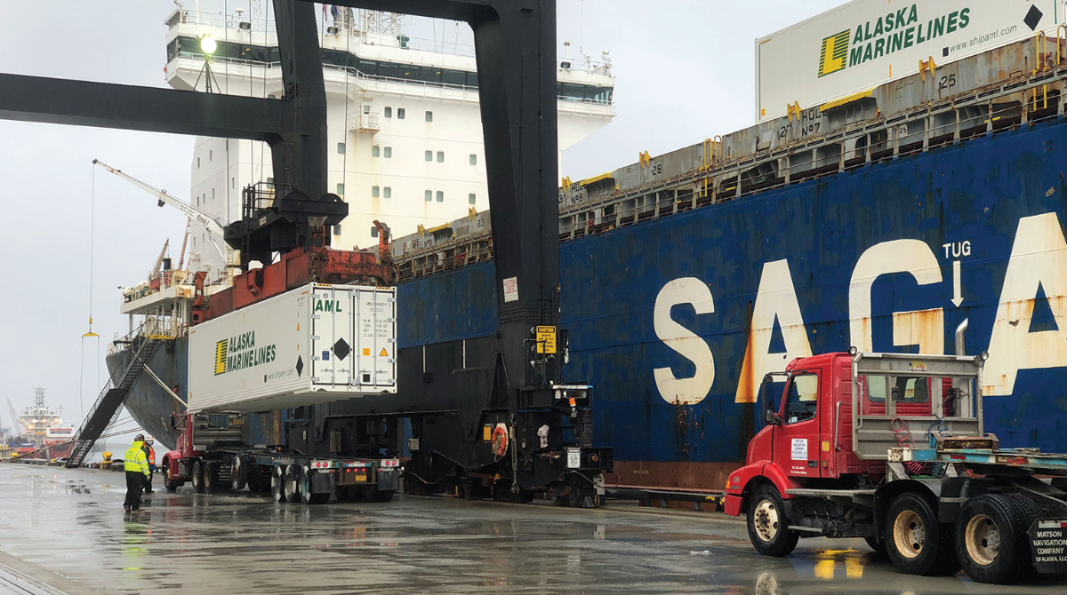 Alaska Marine Lines Imports Containers From China