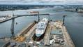 AIDAmar Cruise Ship Docks at Damen Shiprepair for Bottom Survey