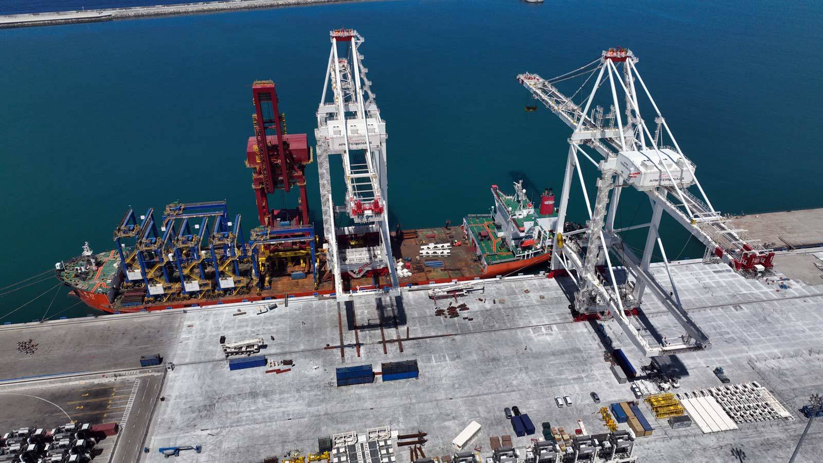 APM Terminals MedPort Tangier Commissions New STS Cranes