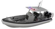 8.5-meter aluminum RHIB