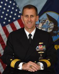 Rear Admiral John Okon, Commander, Naval Meteorology and Oceanography Command