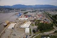 Aerial View Fraser Surrey Docks: Photo credit FSD