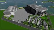 Aerial rendering of LT Shipbuilding’s Suao Port campus after completion. Image: Taiwan International Ports Corporation