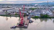 Aerial shot of tugboats (Photo: Mammoet)