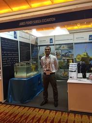 Ankit Munjal (Photo: James Fisher Subsea Excavation)
