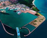 Artist's impression of the new port (© Port of Ystad)