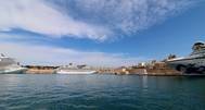 MSC Bellissima, Costa Fascinosa and Sapphire Princess at Valletta's Grand Harbor (Photo: Valletta Cruise Port)