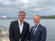 Bjorn Fischer (left), Managing Director of SwedAgency AB with Johan Ehn (right), Managing Director, GAC Sweden (Photo: GAC Sweden)