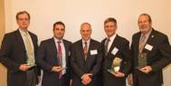 Bouchard Transportation Company, Circle Line Sightseeing Cruises, General Dynamics/American Overseas Marine Corporation, Patriot Contract Services and U.S. Shipping Corporation receive 2014 Maritime Safety Awards (Photo: AMS)