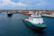 The AHTS Bourbon Liberty 233 operating off Gabon. Courtesy: Photo of the Month by Bourbon Offshore
