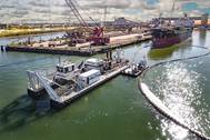 Callen Marine's CSD General Eisenhower in action in the port of Galveston, Texas (CREDIT: Callen Marine)