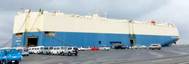 The Swan Ace calling at the Port of Kisarazu. Photo: MOL