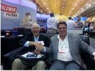 Captain Brian A. McAllister, Chairman McAllister Towing and Travis Short, President Horizon Shipbuilding at the 2015 International Workboat Show.