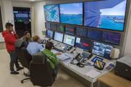 Carnival's hi-tech control room. CREDIT Carnival Corp.