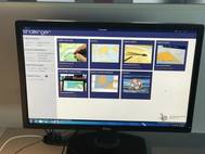 Challenger software main menu, taken on board the Hapag-Lloyd vessel Callao Express (Photo: Poseidon Navigation Services)