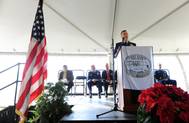 Commandant speaks, honors 2 Coast Guard aviators at ceremony in NC (U.S. Coast Guard Photo by Coast Guard Petty Officer 3rd Class Corinne Zilnicki/Released)