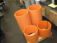COMPAC bearings with key slots for fixed key Thordon Bearings
