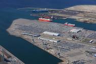 Copenhagen Malmö Port is Scandinavia’s largest port terminal for new cars. (Photo: Perry Nordeng, Copenhagen Malmö Port)