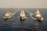 Counter-piracy Warships: Photo credit EUNAVFOR