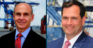 Paul Cozza and Brian Clark (Photos: NC Ports)