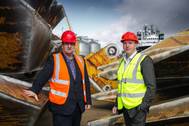 L-R Paul Crichton and Dave McGinlay Photo First Marine Solutions