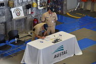 Delivery of the future USS Montgomery (LCS 8) Photo Austal