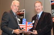 Derek Blackwood (left), President BABC Houston, with Garry Kennie, President Houlder Americas