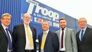 (L-R) Derek Bate, Bob Troop, Bobby Pollock, Sean Dignam, Stephen Griffit (Photo: James Troop & Co)