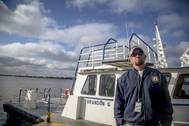 Dillon Entrekin, port engineer at Louisiana’s Belle Chasse Marine Transportation.
