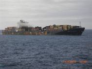 Earlier Photo MSC Flaminia: Credit Reederei NSB