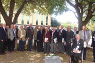 LtoR Paul Fields, Martin Staiger, Dave Thomas, William Craft, Tom Epley, Tom Godfrey, W.K. Johnson, John Strem, Ron Ritter, Jerry Miller, Ray Wittersheim, Joe Yurso, Jeff Brooks, Gary Bowers, Dave Baker, Phillip Moberg, Dave Edwards, Tom Ackiss, William D. Kee, Ken Newman, Founding President, Leo Marshall