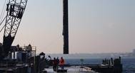 First Mallory Pier Pile: Photo credit US MMA